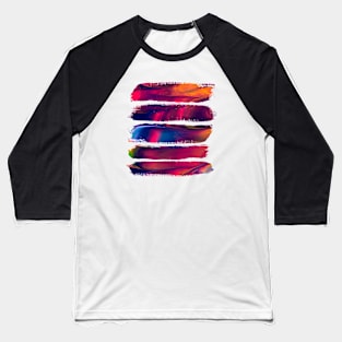 Paintbrush strokes Baseball T-Shirt